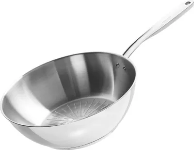 Productafbeelding van Fiskars Roestvrijstalen Wokpan, 28 cm, modelnummer 1065629