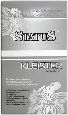 Produktbild von STATUS PROFI Kleister Tapetenkleister für alle Vliestapeten 250 g für max. 40 qm