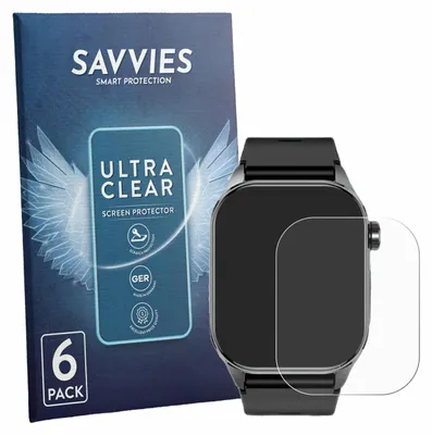 Produktbild von 6x Für SWZEC Notkraft Care Control Pro Schutzfolie Savvies Displayschutz Display Schutz Folie Klar Transparent