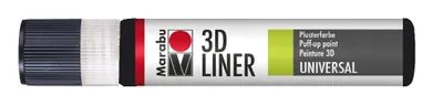 Image de Marabu 1803 09 673 3D-Liner Noir 3D 673, 25 ml