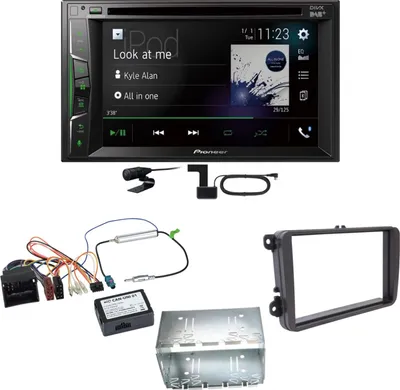 Produktbild von Pioneer AVH-A3200DAB Bluetooth DAB CD Einbauset für Tiguan Amarok Caddy Jetta