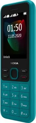 Zdjęcie produktu dla Nokia 150, Klasyczny, Dual SIM, 6,1 cm (2.4"), Bluetooth, 1020 mAh, Cyjan
