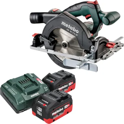 Produktbild von Metabo KS 18 LTX 57 Akku Handkreissäge 18 V 165 mm + 2x LiHD Akku 10,0 Ah + Ladegerät