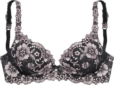 Produktbild von LASCANA Push-up-BH Wanda schwarz-rose Größe 75 Cup E