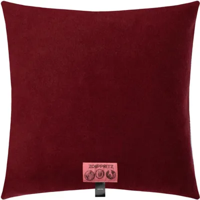 Immagine prodotto di Copricuscino Zoeppritz in morbido pile colore vino dimensioni 40x40