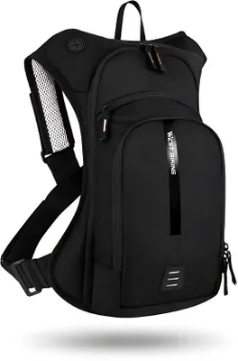 Productafbeelding van CarryQuest® - Sportrugzak - 10 liter, ultralicht met hydratatiesysteem, zwart