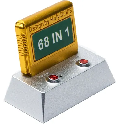 Produktbild von Computer Aluminum Alloy Artisan Keycap (silber/gold)