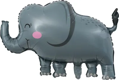 Image de Ballon de baudruche animal, éléphant, env. 91 x 66 cm