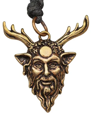Productafbeelding van Drachensilber Cernunnos: Keltische sieraden, hanger, brons, natuurgod, kettinghanger