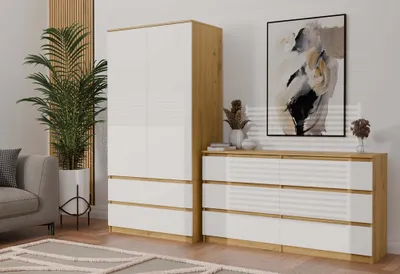 Obrázek produktu pro Komoda, šířka 120/140 cm, 6 zásuvek