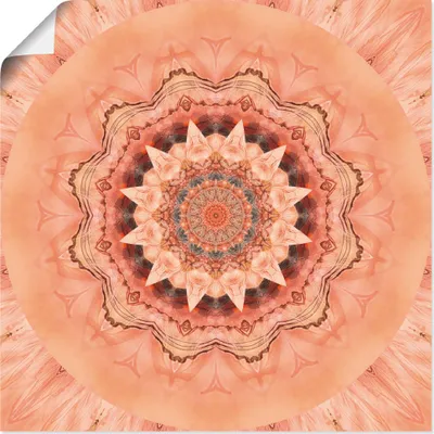 Produktbild von ARTland Poster Mandala Barmherzigkeit Größe: 40x40 cm