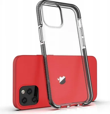 Immagine prodotto di Custodia Spring Case in gel con cornice colorata per Iphone 13 Mini Azzurro