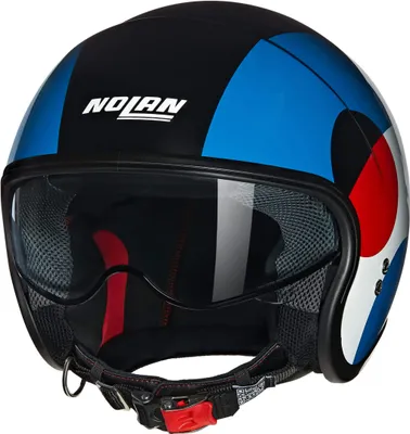 Produktbild von Jet Helm NOLAN N21 Bicromo 345 Schwarz Blau Rot größe M