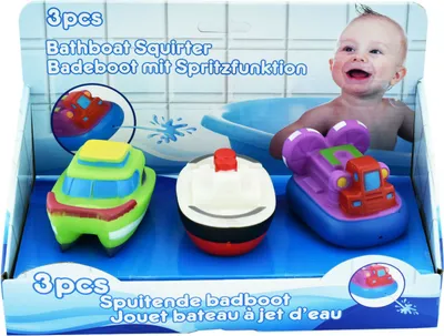 Produktbild von Badewannenspielzeug Kinder Wasserspielzeug Badespielzeug Baby Badeente Badeboot Modell 1