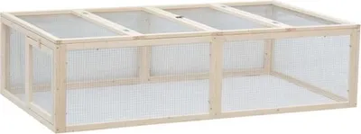 Obrázek produktu pro Výběh pro drobné savce krytý Bunny natural, dřevo 181x100x48cm