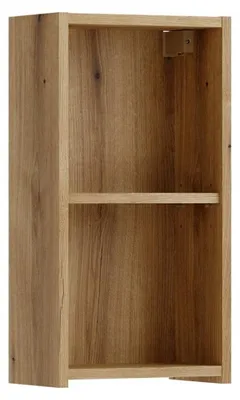 Image de Meuble de rangement salle de bain VANO 57 cm chêne suspendu avec 2 niches