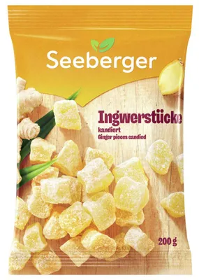 Produktbild von Seeberger Ingwerstücke kandiert 200g