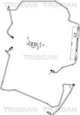 Produktbild von TRISCAN 8516 27001 Servoleitung für VOLVO V70 II (285) von Hydraulikpumpe nach Lenkgetriebe