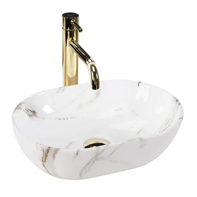 Produktbild von Umywalka nablatowa Rea AMELIA MINI AIAX SHINY