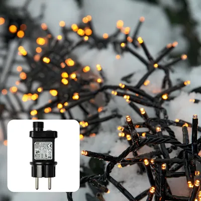 Produktbild von Lichterkette außen, LED Lichterkette, 384 LED 7,66m, warmweiß, Außenlichterkette