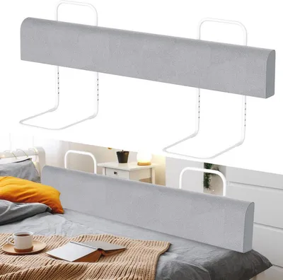 Immagine prodotto di Jopassy 180 cm Ringhiera per letto Ringhiera per lettino per bambini Altezza regolabile 5 fori protezione anticaduta Ringhiera per lettino per bambini