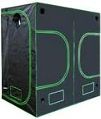 Produktbild von Grow Zelt für Pflanzen Zuchtzelt Gewächshaus Box Garten Anzucht Gemüse Kräuter Grow Schrank Indoor 240 x 120 x 200 cm Blumen klein Tomaten Hydro Green Kingpower