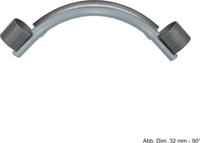 Produktbild von Rehau Rohrführungsbogen Heizung/Sanitär 90°, 32 mm