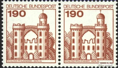 Produktbild von Briefmarken BRD (BR.Deutschland) 1977 Mi 919A waagerechtes Paar postfrisch Burgen und Schlösser