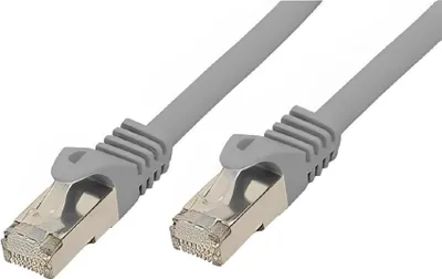 Image de Câble patch S-Impuls CAT6 Slim Flat, 3 m, gris, 1 pièce.