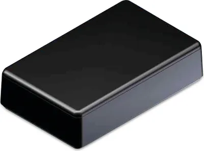 Productafbeelding van Zeepkarton - Zwart, 90 x 56 x 22 mm