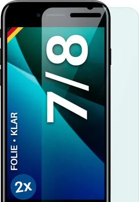 Produktbild von moex® 3x Schutzfolie kompatibel mit iPhone 7 / iPhone 8 - Displayschutzfolie dünn Folie, Klar