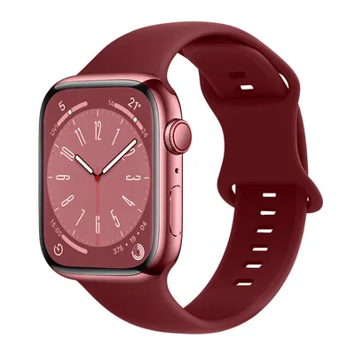 Obrázok produktu pre BStrap Smooth Silicone remienok na Apple Watch 42/44/45mm, claret