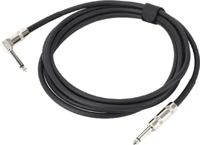 Immagine prodotto di INF Cavo Audio Stereo 6,35 mm Angolato-Dritto per Chitarra, Basso, Tastiera 3 m