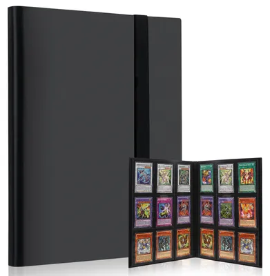 Image de Album de collection pour 396 cartes – Noir, étanche et transparent