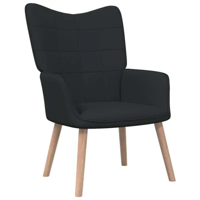 Immagine prodotto di Sedia Relax Nera in Tessuto