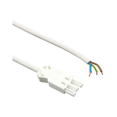 Obrázek produktu pro Připojovací kabel s konektorem GST18 a koncovkami vodičů, délka 1000 mm, bílý
