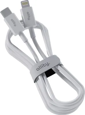 Image de Allity Câble USB-C - Lightning 1m 27W pour Apple blanc pour charger iPhone, iPad