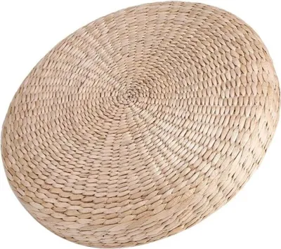 Obrázek produktu pro Meditační podložka, tatami podložka, podlahová podložka, slaměná jógová podložka, meditační polštář