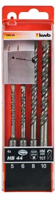 Productafbeelding van Hammerboor set SDS-plus, 5-10 mm, 4-delig.