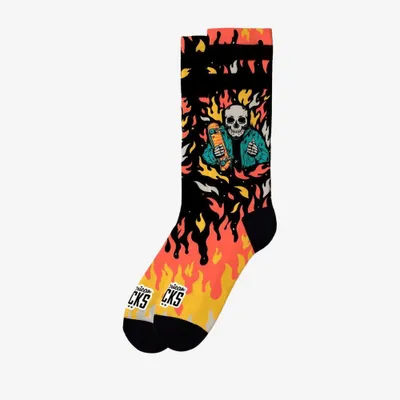 Image de Chaussettes américaines Welcome to Hell - Mi-hautes Noir L