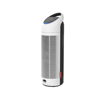 A product shot of an air purifier on a white background.