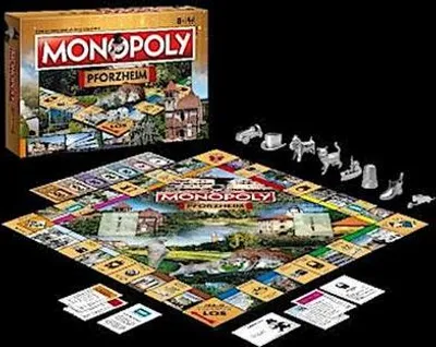 Produktbild von Winning Moves Monopoly Pforzheim, Brettspiel, Gesellschaftsspiel, Familienspiel, 46004