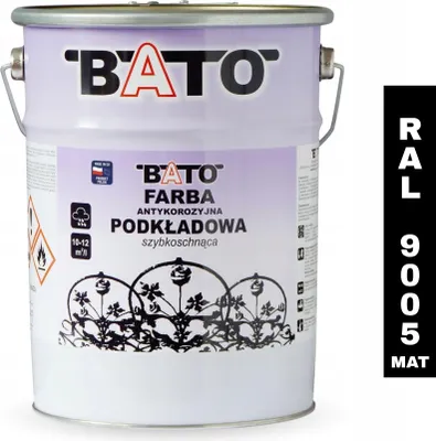 Zdjęcie produktu dla Farba Antykor.podkład.szybkosch.czarna Mat 5L