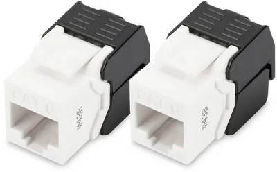 Image de Jack Keystone DIGITUS Cat6/RJ45->LSA non blindé 250MHz 2pcs