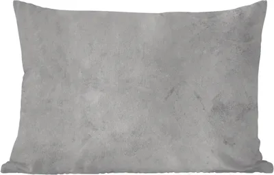 Produktbild von MuchoWow® Outdoor Kissen - Marmor - Textur - Grau - Marmoroptik - 50x30 cm - Wetterfest - Lounge Kissen - Sofa kissen - Wohnzimmer Dekoration