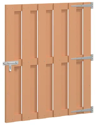 Produktbild von vidaXL Gartentor 100 x 112 cm WPC und Aluminium Braun