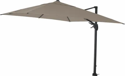 Zdjęcie produktu dla Parasol Siena Garden Bosco N+ Ampel antracyt/taupe 300 x 300 cm stelaż aluminium antracyt, poszycie 100% poliester, 280g/m² w kolorze taupe-motled