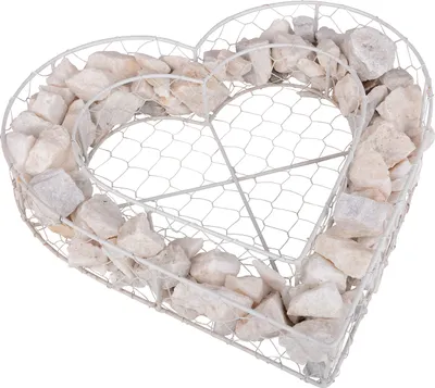 Produktbild von UNUS® Herzgitter Herz Deko Allerheiligen Grabschmuck Grabgestaltung Dekoration