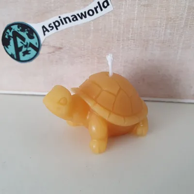 Produktbild von Bienenwachskerze Kleine Schildkröten Kerze 2 cm