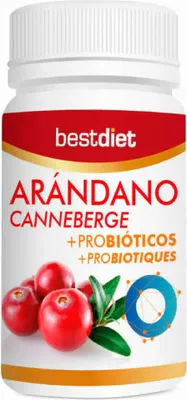 Obrázok produktu pre Best Diet Čučoriedka Canneberge + probiotiká, 60 kapsúl
